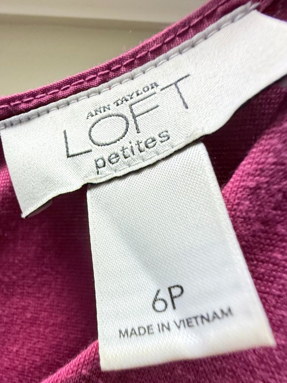 Ann Taylor Loft pink sheath dress.